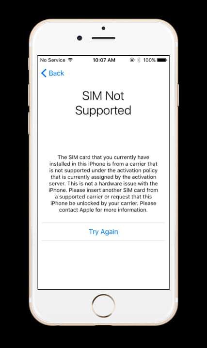 Sim/Network Blockade Removal