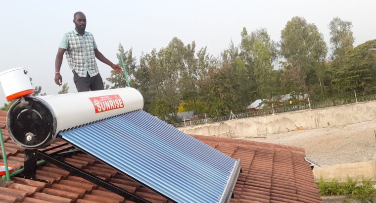 Solar water heaters installation and supply