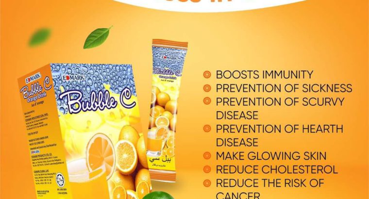 Bubble C (Oranges in a bottle) immune booster
