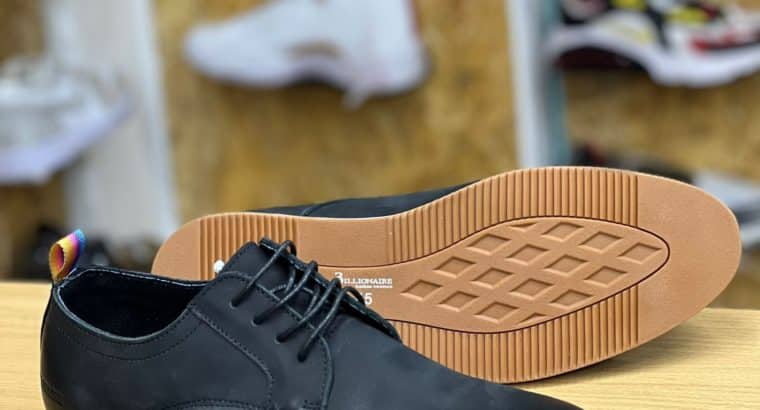 Men leather low cut official shoes